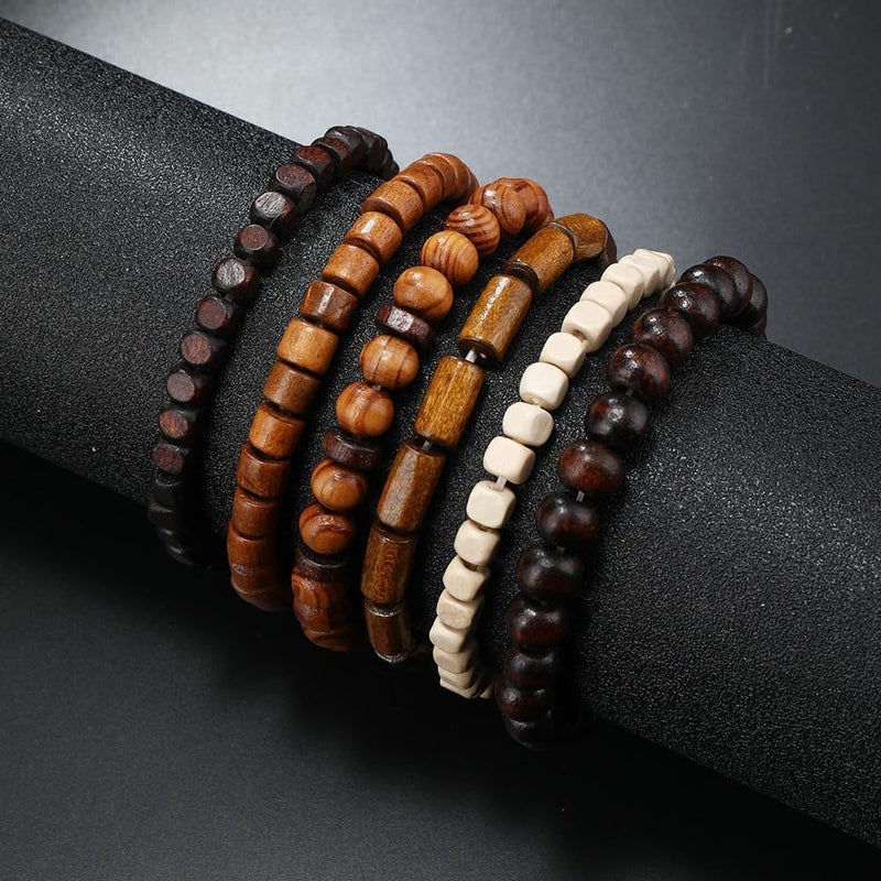 JAVMOO Gothic Bracelet Adjustable Punk Braided Leather Multilayer Grunge Set Bracelets Emo Metal Cuff Wrap Bangles Meaningful Gift - Image 2